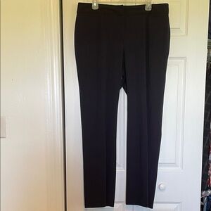 Women’s sz 14 Liz Claiborne Audra dress pants straight leg navy blue faux pocket